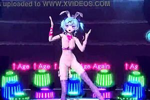 Hatsune Miku In Bunny Costume Nude Mod
