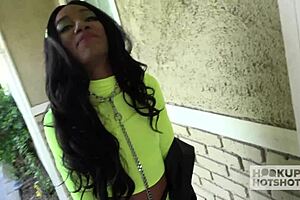 petite chenal skye handles bryan gozzling's meat in wild play