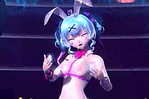 Hatsune Miku In Bunny Costume Nude Mod