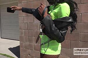 petite chenal skye handles bryan gozzling's meat in wild play