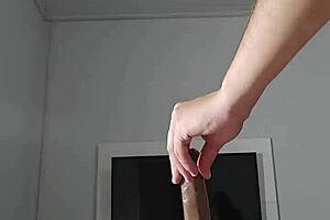 Crossdresser sucks and rides, it's so hot!