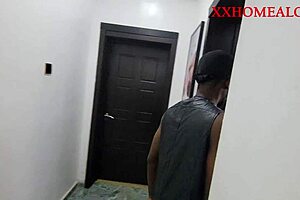 Curvy Housewife Receives Milk Delivery From Estate Plumber In Bathroom