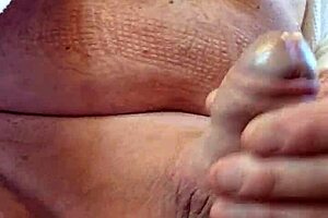 Dirty old man Chris strips nude, inviting you to watch.