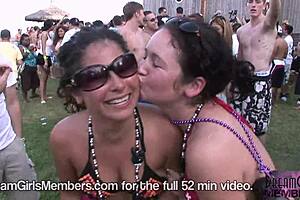 Spring break party with the hottest girls