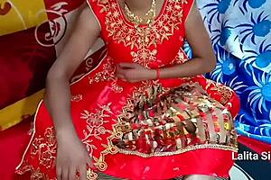 Beautiful village bhabhi gets fucked intensely on bed