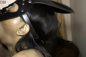 Wife In Bunny Outfit Gives Explosive Deepthroat Blowjob!