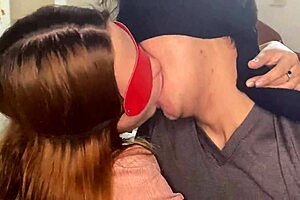 kissing classes with my hot stepsister get really steamy and wild