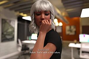 in the office, the slut engages in blowjob and sex adventures