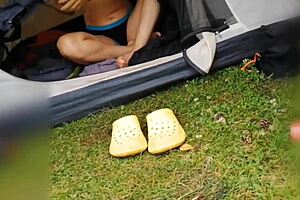 lifestyle sex vlog compilation with milf brunette on vacation