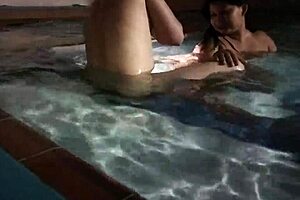 I fucked my friend’s old lady in the pool, what a wild day