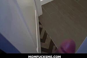 Petite Latina MILF thanks stepson for intense passion