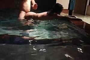 I fucked my friend’s old lady in the pool, what a wild day