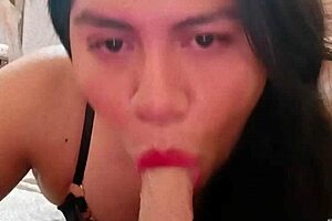 Sucking My Dildote In Solo Play