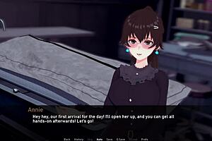 Blonde with big tits plays cold comforts demo! 😊