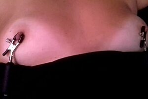 slave nadia pumps up her pussy then uses vibrator and anal toy for extreme bdsm