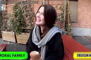 felicia vina railed in budapest foursome