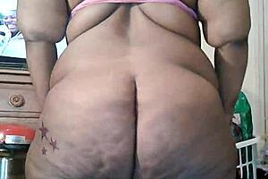 Huge Ebony Ass Bounces During Fucking