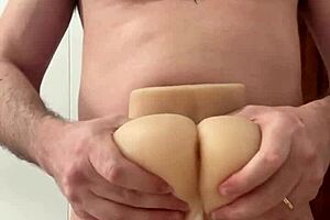 Alone at home, I played with my doll