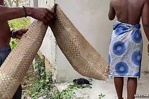 18yo Lets Me Fuck Her On Granny's Old Mat Outdoors