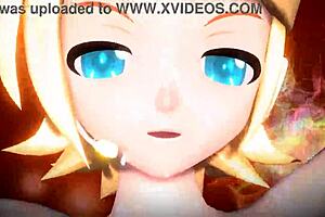 Kagamine Rin in full bunny costume