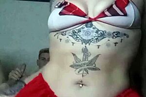 Delicious blonde fucks in the hair