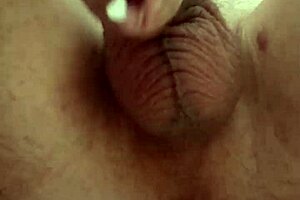 Watch That Uncut Tattooed Cock Cum Hands-Free from Anal Prolapse!