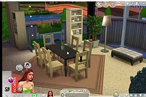 Look At This Sexy Redhead Cheating With Her Newlywed In Sims 4!