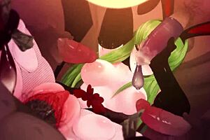 group scene in code geass green anime series