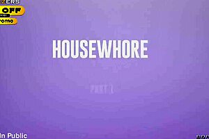 Housewhores of Dicky Valley Part 1: Emma Hix and Gianna Dior licking, kissing, scissoring?