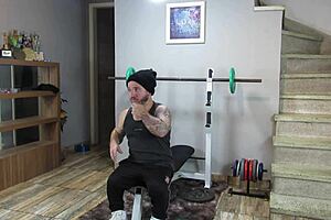 Forbidden academia has wild sex on dumbbells and exercise balls