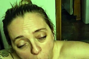 MILF pov blowjob and hard fuck with a hot pregnant woman teaser