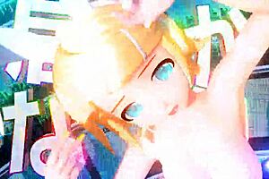 Kagamine Rin in full bunny costume
