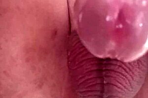 Watch That Uncut Tattooed Cock Cum Hands-Free from Anal Prolapse!