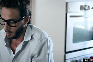 Cutthroat Young Woman Outsmarts Coworker After Work in Kitchen