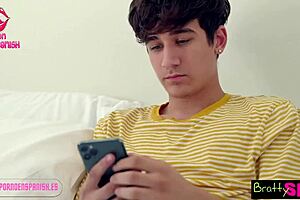 Brother Refuses Blowjob in Taboo Teen Scene