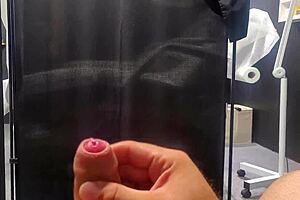 My boss threw others out, started sucking my dick