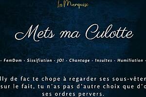 French Femdom Sissification Audio Joi