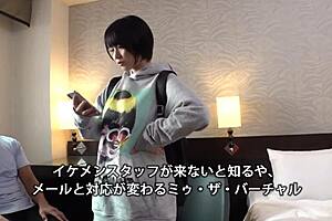 cute busty japanese student in uniform gets fucked by a stranger.