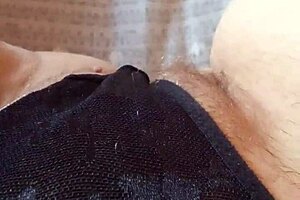 Gretala flashes in transparent thong while pregnant