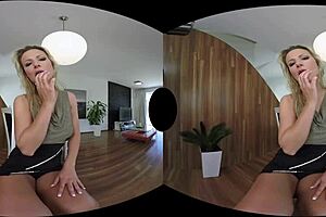 Samantha Jolie Loves VR Sex And Toying Pussy