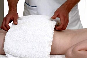 massage and creampie for hot pearl with deepthroat and muff diving