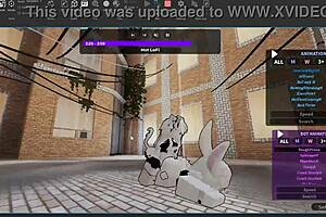 Pounding that tight ass with hard fucking moves!