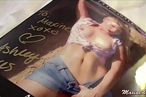 hot oriental milf maxine fucks sweet curvy babe ashley fires pussy