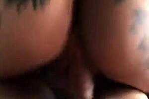 licking the big-assed latina's pussy as she sits on my face in public