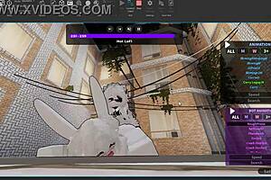 Pounding that tight ass with hard fucking moves!