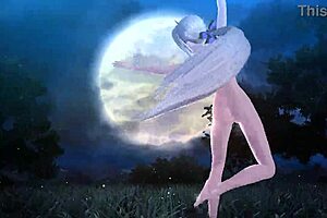 Kagamine Rin Meiko & Haku Knife Project Diva Nude Mod Full Nude