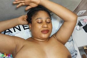 Ebony Maid Craves Big Cock in Her Wet Pussy and Ass