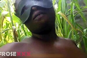 Look At Those Perfect Ebony Tits And Pussy Getting Fucked In The Park