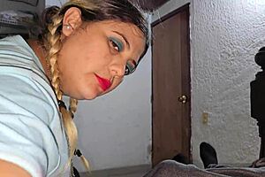 super hot video blowjob with my big dick on fire, featuring sucking, lick, blowjob, latina, blonde, big cock, cock, monster cock.