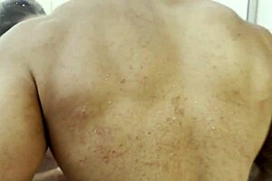 Surprising Luiza Marcato in shower with hard anal creampie